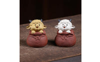 Sheep Tea Pet Realistic Sheep Ornament Cute Lamb Ornament