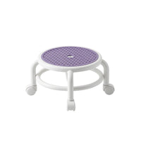 Low Rolling Stool Easy to Clean Low Stool with Wheels Furniture Breathable Mobile for Adults, Entryway, Living Room
