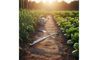 Weeding Rake Rust-Resistant Unwanted Plant Rake Unwanted Plant Pulling Tool Heavy-Duty Hand Weeder Portable for Gardeners