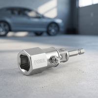 Silver Metal Trailer Jack Adapter Retaining Bolt Jack Crank Adapter