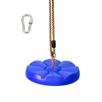 Carabiner Hook Flower Swing Seat Textured Center Petal Swing Seat Adjustable Children's Play Gear Easy to Install for Children, Playground, Playroom