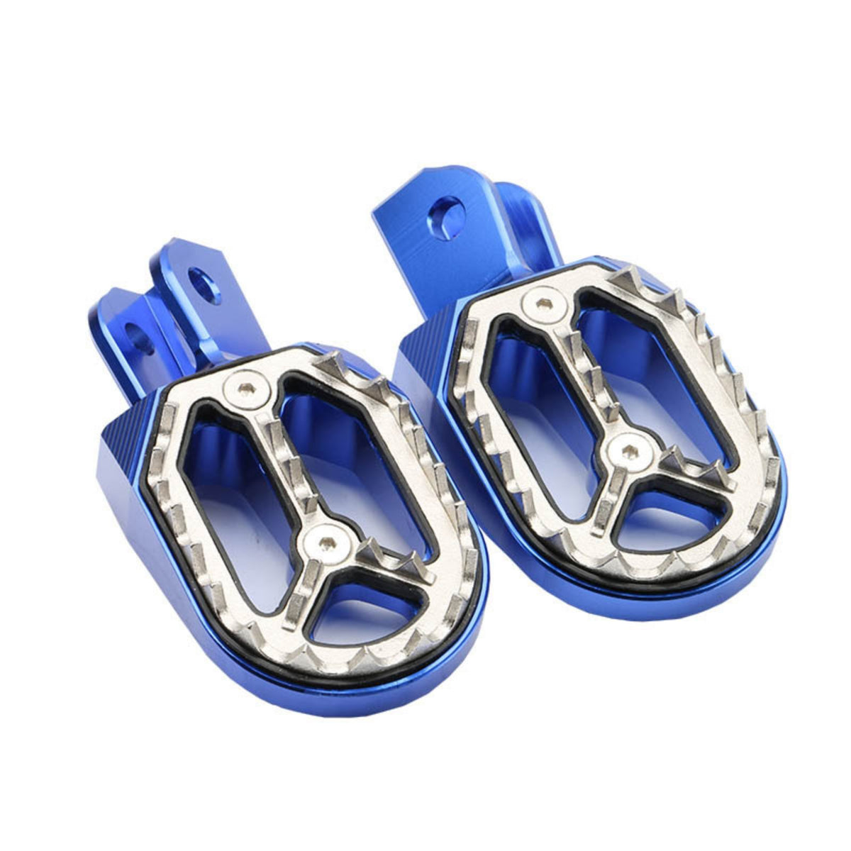 2 Pieces Rough-Terrain Motorcycle Foot Peg Antinon-Slip Motorcycle Foot Peg
