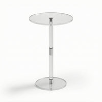 Acrylic Side Table Compact Furniture Long-Lasting for Living Room