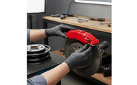 Decorative Red Brake Caliper Cover Sporty Look Brake Caliper Cover Easy Installation Car Accessory Secure Fit