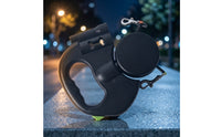 Retractable Dog Leash with Dual Heads Comfortable Retractable Dog Leash Lightweight Compact for Daily Walks, Outdoor Training