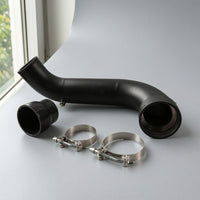 Aluminum Alloy Intake Pipe Kit Black Intake Pipe with Silicone Coupler Long-Lasting High Performance for Car Enthusiasts
