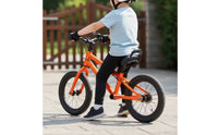 Child Bike Seat Saddle Replacement Padded Bike Saddle with Handle Easy Installation Cycle Seat with Seatpost for Young Children