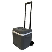 Wheeled Insulated Container Keeps Food Fresh Insulated Chiller Chest Easy to Move Portable Ice Chest for Outdoor Fishing, Car Travel