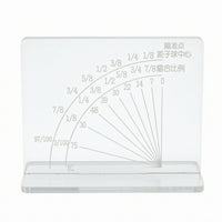 Printed Markings Billiards Angle Stand Transparent Angle Guide Board Acrylic Cue Target Practice Aid Tabletop