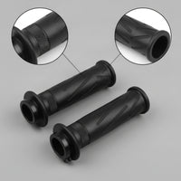 Motorcycle Handlebar Grips Black Motorcycle Handlebar Grip Comfortable for Motorcyclists