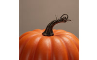 Artificial Pumpkin with Stem Orange Faux Pumpkins Seasonal Fake Pumpkins for Table