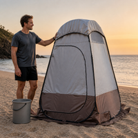 Portable Outdoor Shower Tent Changing Room Privacy Shelter for Camping Fishing