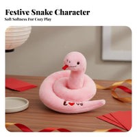2 Pieces Chinese New Year Snake Doll Perfect Gift Year of the Snake Symbol Holiday Decoration Auspicious Symbol Festive Design
