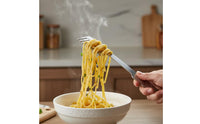 Pasta Fork Stainless Steel Spaghetti Server Comb-Shaped Pasta Server with Tines for Restaurant