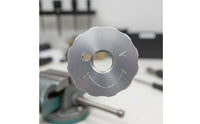 High Strength Angle Grinder Flange Nut Hardened Steel Angle Grinder Pressure Plate Anti-Jamming Power Tool Accessory Happy Face Face Design for Metalworkers
