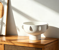 Modern Minimalist Geometric Tray with High-Leg Planter, Decorative