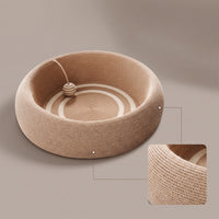 Cat Scratching Bed with Toy Ball Moisture-Proof Pet Furniture Open for Cats