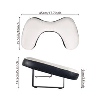 Ergonomic Design U-Shaped Nail Lamp Armrest PU Leather Surface Manicure Hand Rest Stand Salon Equipment