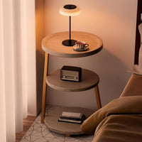 Space-Saving C-curvedd Nightstand Minimalist design & form Side Table multipurpose Use Home Furniture Easy to Clean for Apartment Dwellers, Minimalists, Bedroom, Small areas, Dorm Room, Entryway