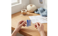 Multi-Hole Design Twisting Yarn Guide Ruler Easy to Use WPI Gauge Ruler Portable for Sewing Room