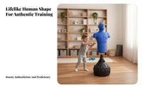 anthropomorphic aiming area Stable Base Freestanding Torso mannequin sturdy Construction striking aiming area for Children, defensive skills Trainees, Home Gym, Dojo, Garage
