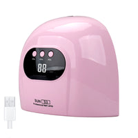 Nail Lamp with Timer Compact Nail Lamp with LCD Display Dryer Home Use Digital for Manicurists, Travel