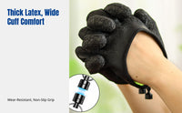 Gardening Gloves with Fastener Buckle, Anti-Slip, Puncture-Resistant, Waterproof, for Planting