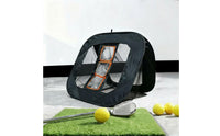 Shock Resistant Golf Chipping Net High-Density Mesh Golf Swing Practice Net Heavy Duty Sports Training Gear Portable for Golfers, Backyard, Garage
