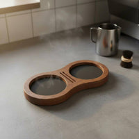 Espresso Pressing Station Multi-Functional Storage Coffee Tamper Stand Non-Slip Base Espresso Tool Holder for Home Baristas, Cafe