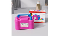Portable Balloon Pump with Dual Nozzles Compact Electric Balloon Pump for Party Planners