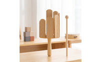 Multitone Wood Block Resonant Wood Block with Mallet Wooden Percussion Instrument Compact Lightweight for Children, Classroom