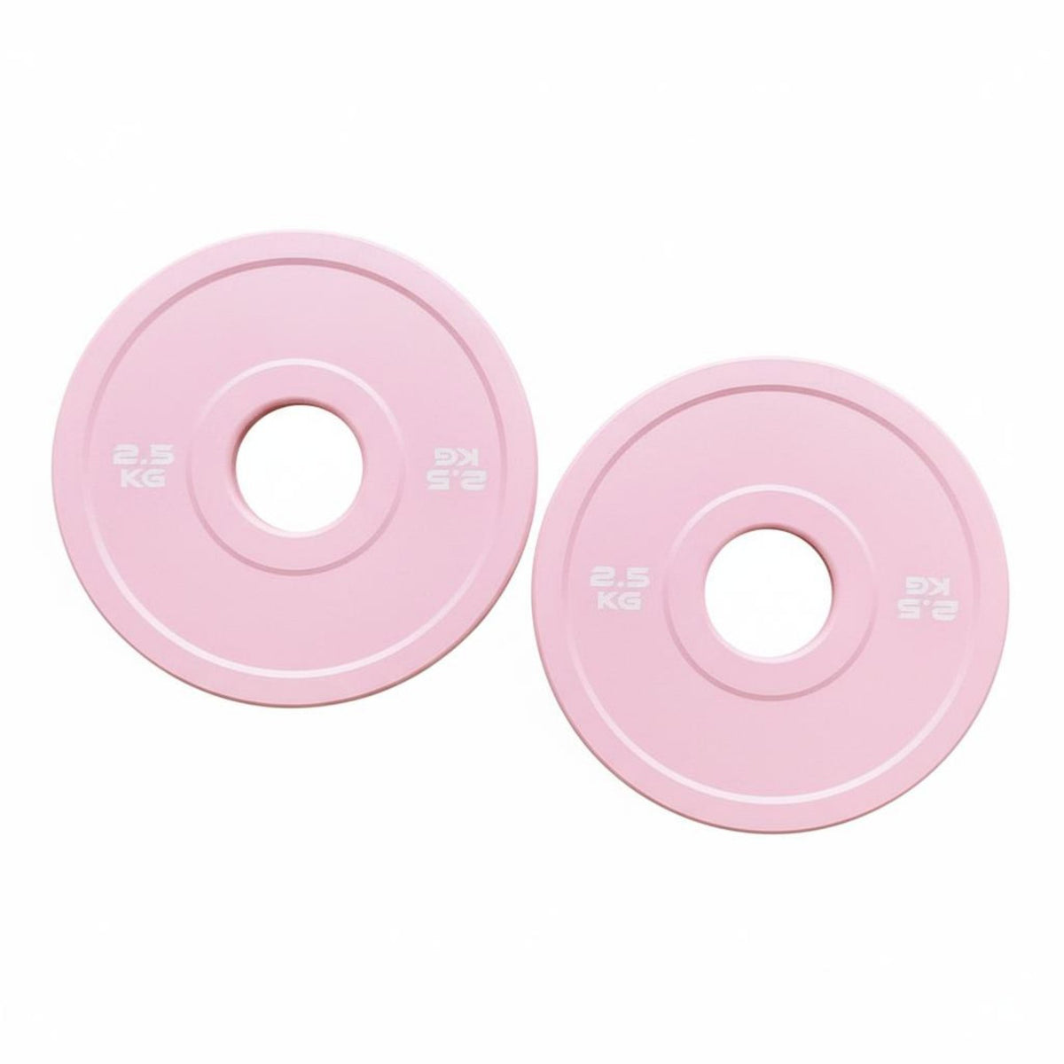 Rounded Edges Pink Barbell Plate IWF Standard Diameter Strength Training Gear Wear-Resistant Printing Fitness Equipment for Beginners, Women