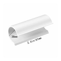 32 Pieces 1 Inch Greenhouse Clip Multi-Use Greenhouse Film Clip Secure Hold PVC Tube Clamp for Plant Cover, Shelter