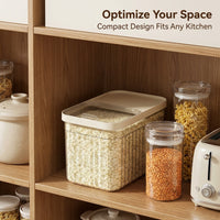 Airtight Food Storage Containers with Lids, Kitchen Storage for Flour, Sugar, Dry Food, Cereal Storage Bin, Pantry Organiser
