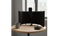 Noise Reduction Audio Capture Device Isolation Cover High-Density Foam Audio Capture Device Reflection Filter Foldable Design for Podcasters