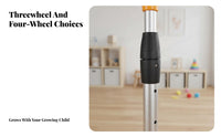 Built-in Music 3-Wheel Mist-Spraying Scooter LED Light-up Wheels 3-Wheel Scooter Foldable Design children's Vehicle Anti-Slip Deck for Toddlers, Beginners, Outdoor Play, Outdoors, Playground, Sidewalk