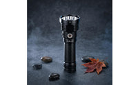 Search Flashlight Multi-Faceted Head Power-Replenishable Flashlight Built-in Display Power-Replenishable Focused Light Source for Emergency Lighting