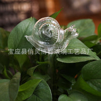 Automatic Self-Watering Glass Animal Plant Waterer for DIY Crafts