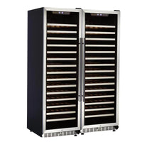 Wine Cooler Refrigerator for Home Use, Constant Temperature Electronic Wine Cabinet, Single/Dual Zone Wine Display