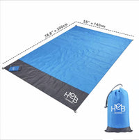 Portable Waterproof Picnic Blanket - Foldable, Tear-Resistant, Sand-Proof Mat for Outdoor Camping & Beach