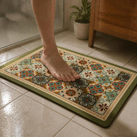 Luxury Diatomaceous Earth Bath Mat, Non-Slip Absorbent Floor Mat for Bathroom, Shower, and Entryway