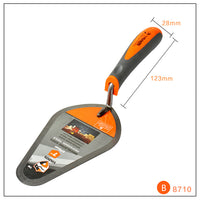 Dual-Color Handle Brick Trowel Pointed Putty Knife for Construction and Masonry
