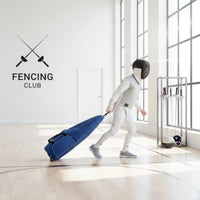 Standard-Format Fencing Roller Bag With Wheels Rolling Fencing Bag Backpack Straps for Kids