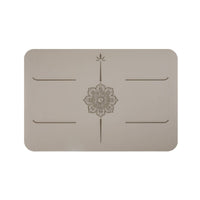 Two-layerLayer Handstand Mat Printed Fitness Mat with Alignment Lines Compact Rectangular for Yogis