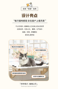 实木猫床宠物床冬天保暖床边吊床窗户悬挂床边挂床四季通用架子