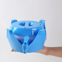Portable Collapsible Water Container with Tap Space-Saving Water Container with Spigot Leakproof Lightweight for Campers, Travelers, Camping, Road Trips