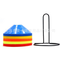 Soccer Training Cones Set with Mesh Bag, Obstacles, and Triangle Cones for Campus Soccer Training
