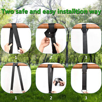Heavy-Duty Tree Swing Hanging Straps Kit with Carabiners and Storage Bag