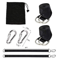 Heavy-Duty Tree Swing Hanging Straps Kit with Carabiners and Storage Bag