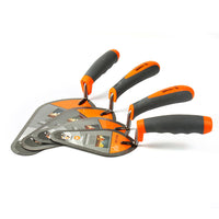 Dual-Color Handle Brick Trowel Pointed Putty Knife for Construction and Masonry